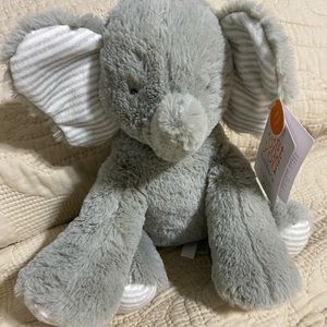 Just One You By Carters 9" Plush Wind Up Musical Lullaby Grey Elephant